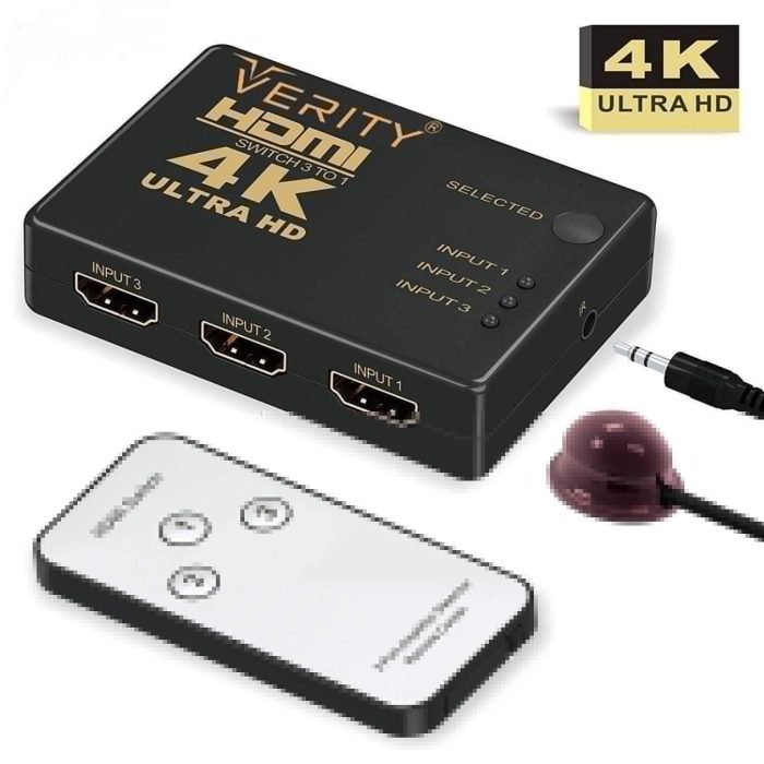 هاب سوئیچ 3 به 1 HDMI وریتی مدل VERITY H403 - Image 3