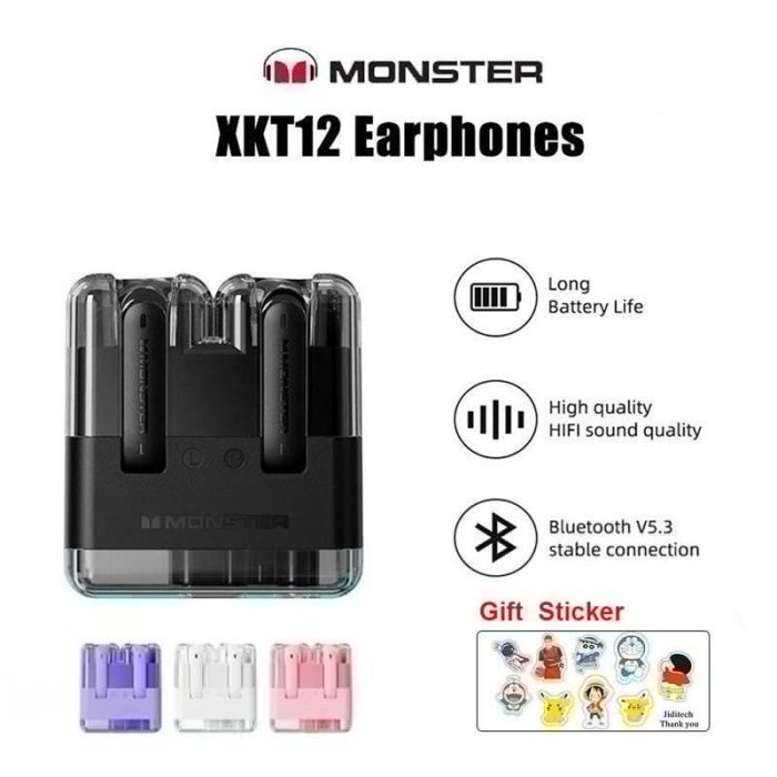 هندزفری بلوتوثی مانستر مدل MONSTER-XKT12 - Image 12