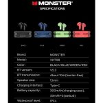 هندزفری بلوتوثی مانستر مدل MONSTER-XKT08 - Image 16
