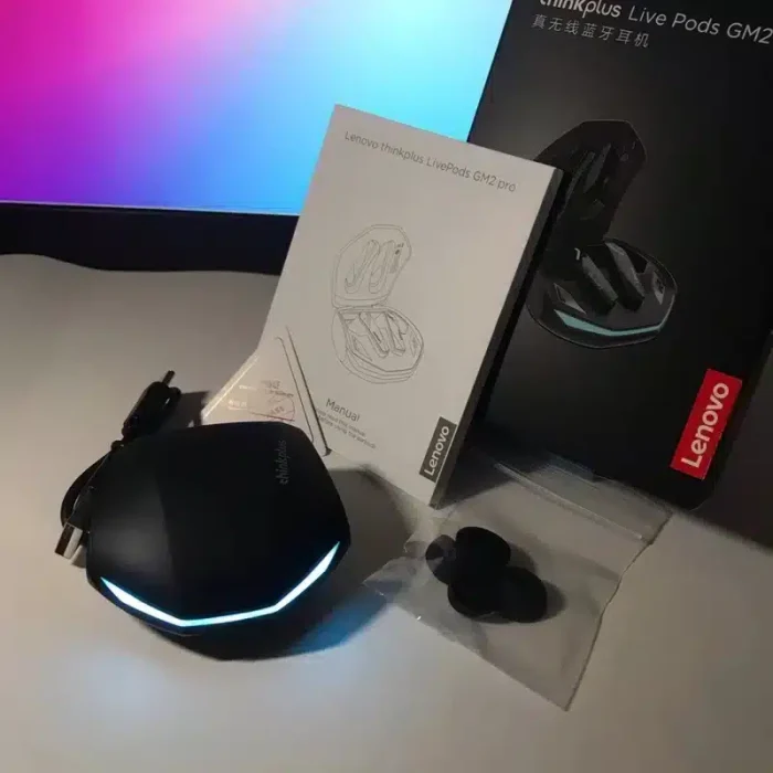هندزفری بلوتوثی گیمینگ لنوو مدل Lenovo ThinkPlus GM2 Pro - Image 10