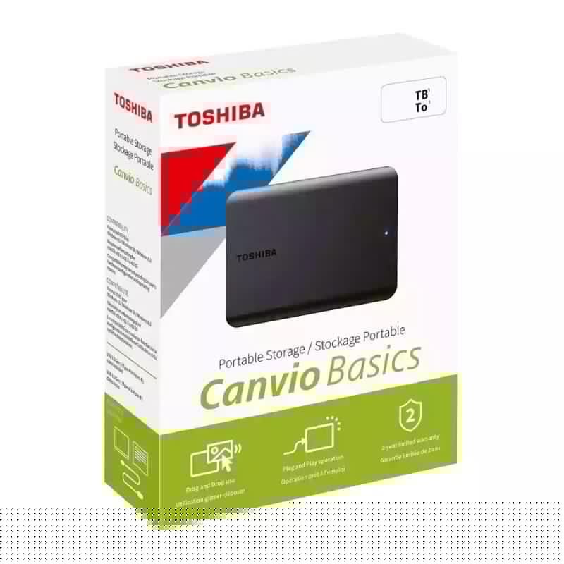 هارد اکسترنال توشیبا مدل Canvio Basics ظرفیت 2 ترابایت
