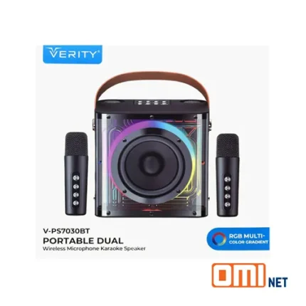 اسپیکر بلوتوثی وریتی مدل V-PS7030 + دو عدد میکروفون
