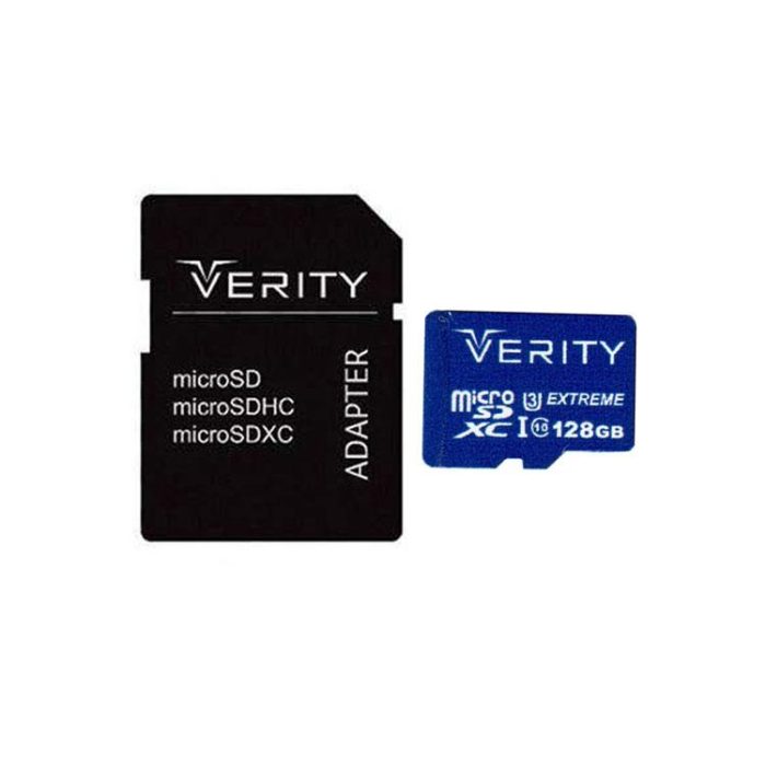 رم میکرو 128G گیگ وریتی مدل VERITY U3 80MB/s 533X خشاب دار - Image 3